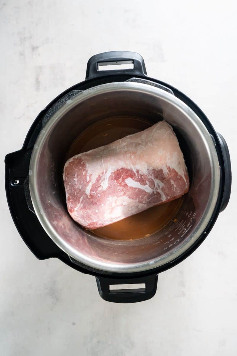 Frozen Pork Loin in the Instant Pot Everyday Family Cooking