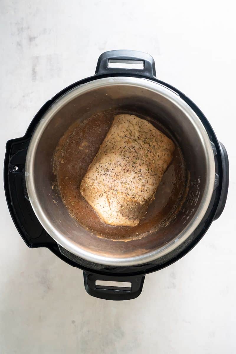 Frozen Pork Loin in the Instant Pot Everyday Family Cooking