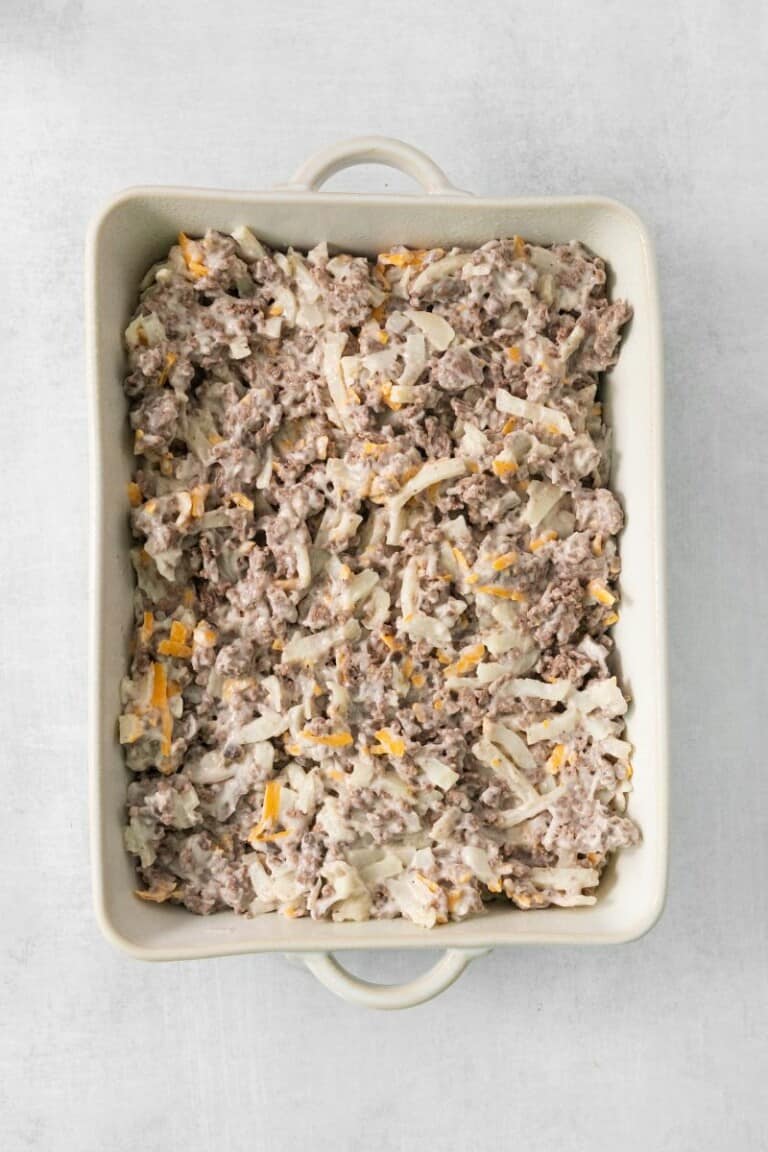 Hamburger Hash Brown Casserole | Everyday Family Cooking