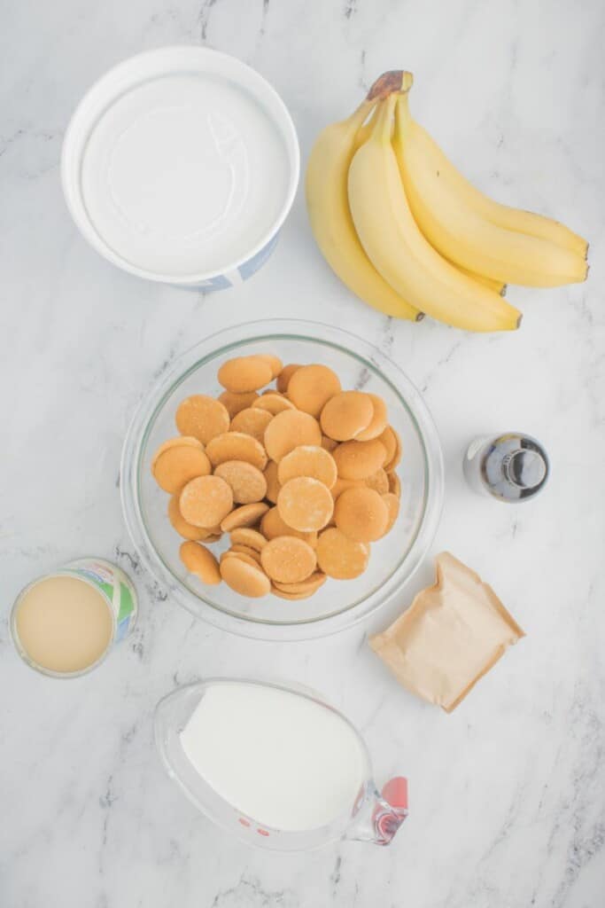 banana pudding ingredients