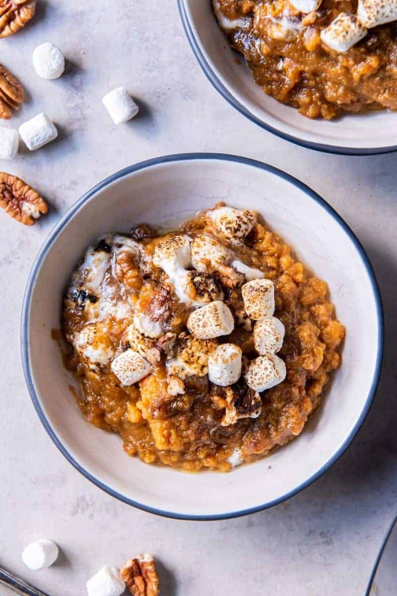 Easy Crock Pot Sweet Potato Casserole | Everyday Family Cooking