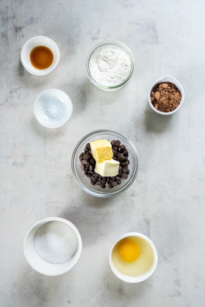 ingredients needed for air fryer brownies