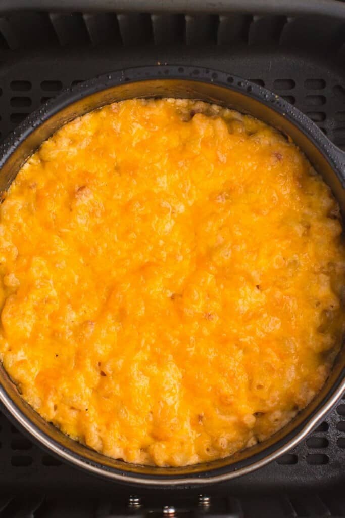 baked mac and cheese in air fryer.