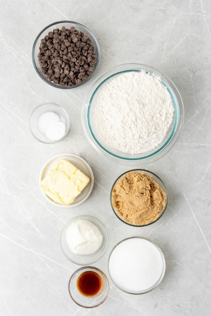 ingredients needed to make eggless cookies