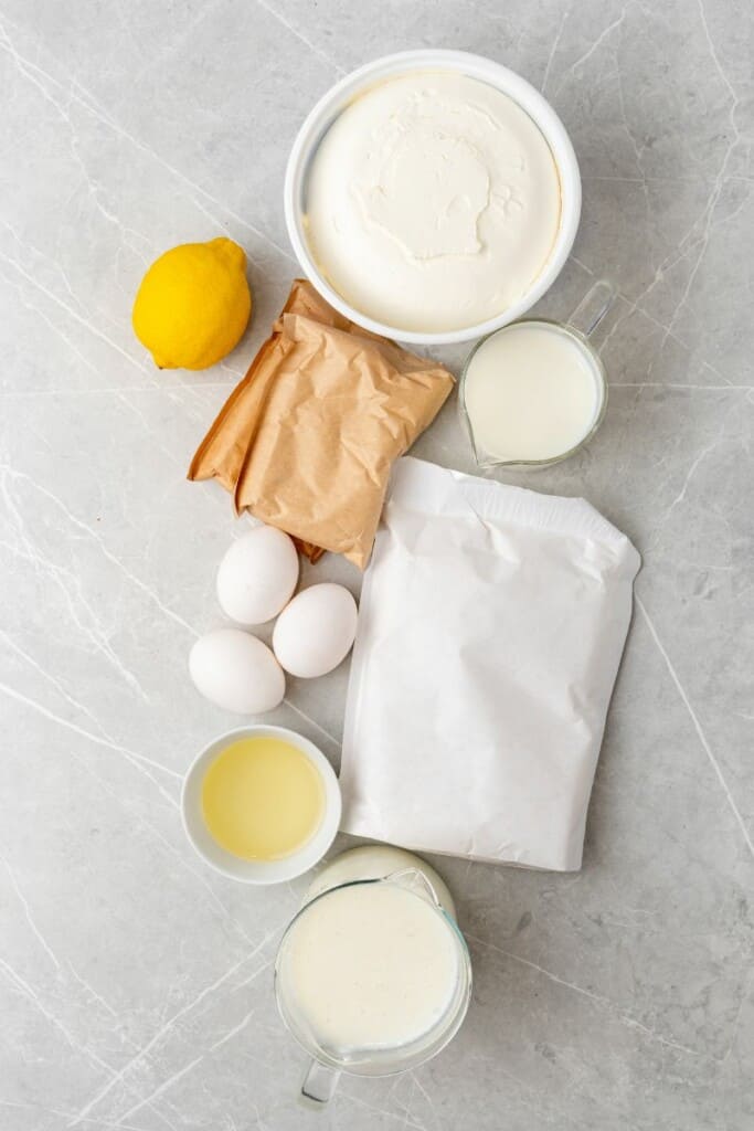 ingredients needed to make lemon poke cake