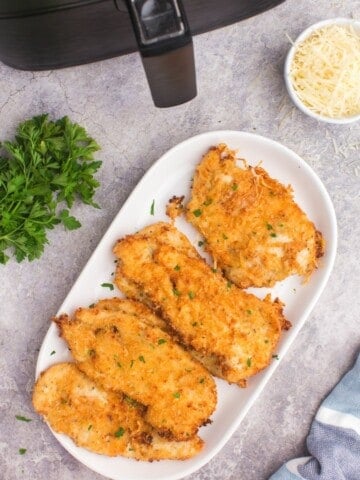 parmesan crusted chicken in the air fryer