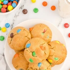 chewy peanut butter m&m cookie recipe