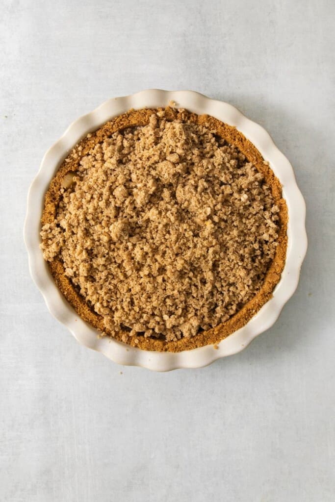 apple pie with graham cracker crust