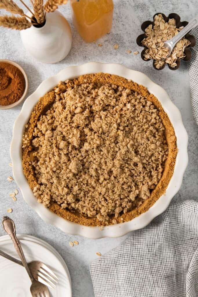 oatmeal brown sugar crumbly topping