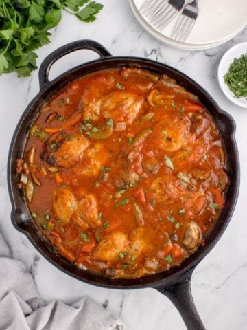 chicken cacciatore baked in the oven