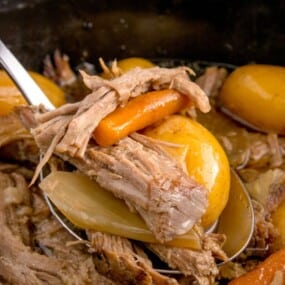 spoonful of crockpot roast