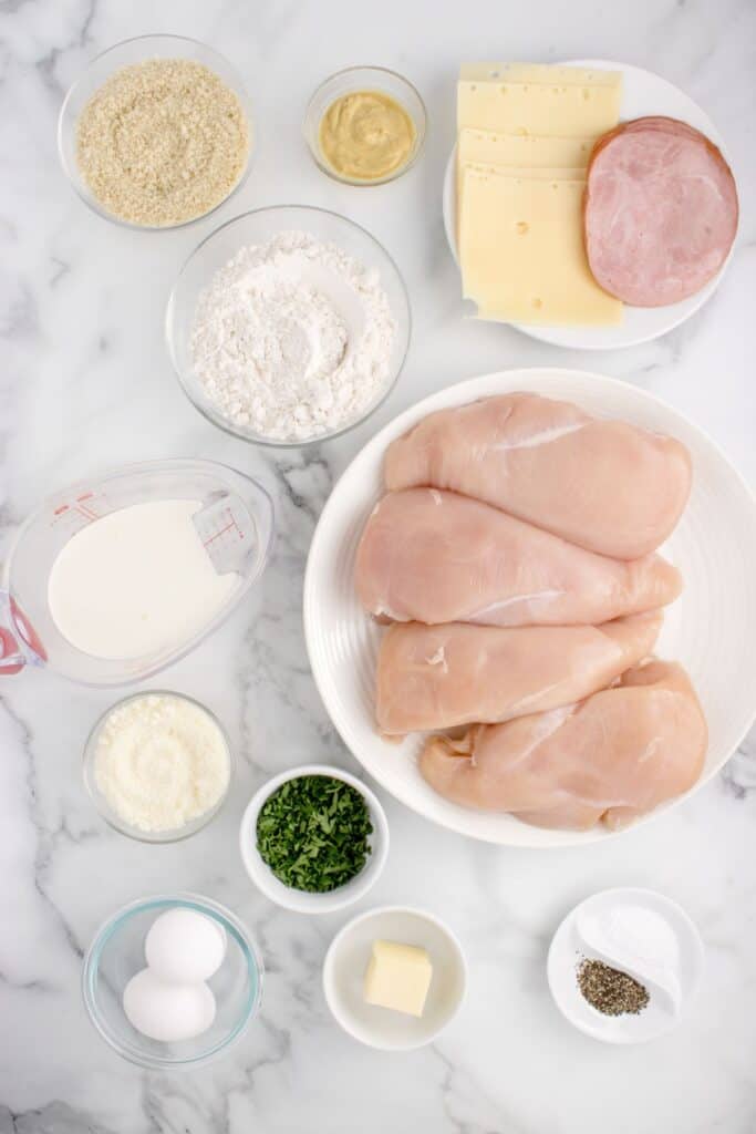 ingredients needed to make chicken cordon bleu recipe