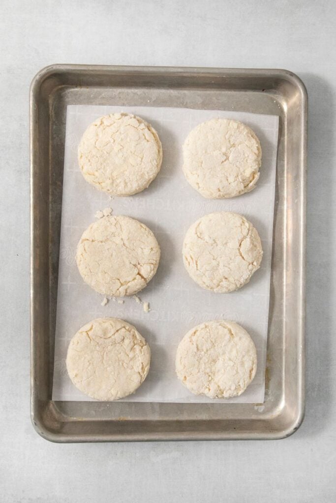 cut out biscuits for strawberry shortcake