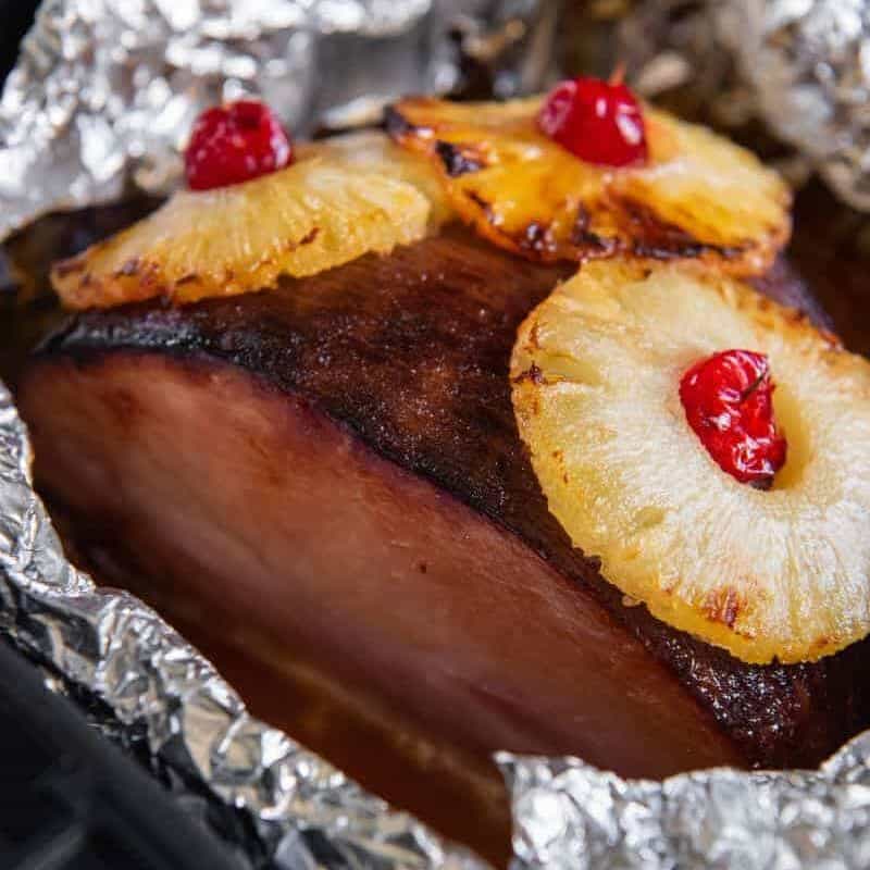 ham wrapped in foil