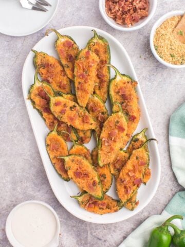 baked jalapeno poppers with bacon