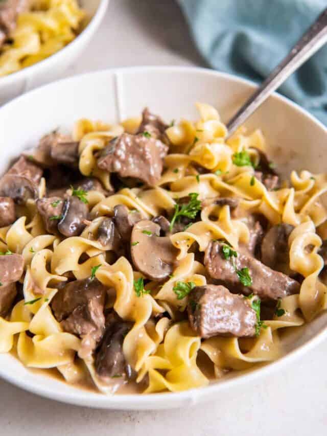 Instant Pot Beef Stroganoff