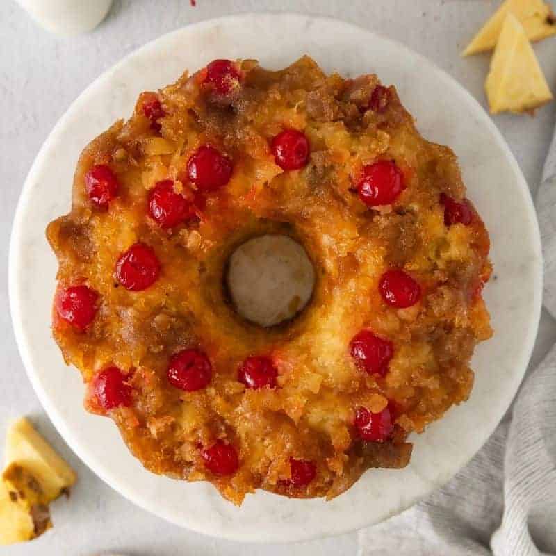 pineapple upside down cake with crushed pineapple