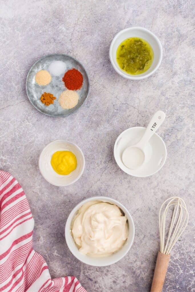 ingredients needed to make big mac sauce