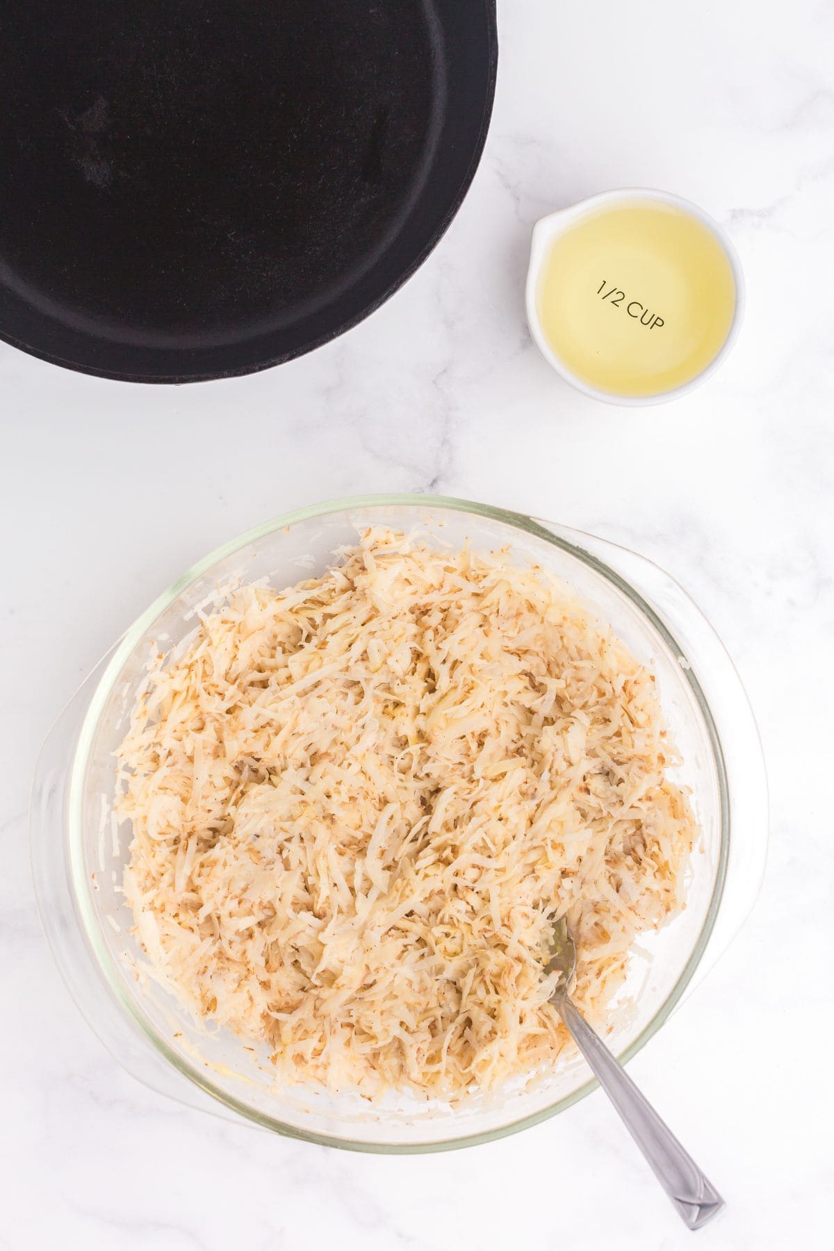 Homemade Shredded Hash Browns - Everyday Family Cooking