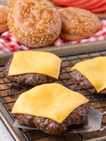 Hamburgers In The Oven