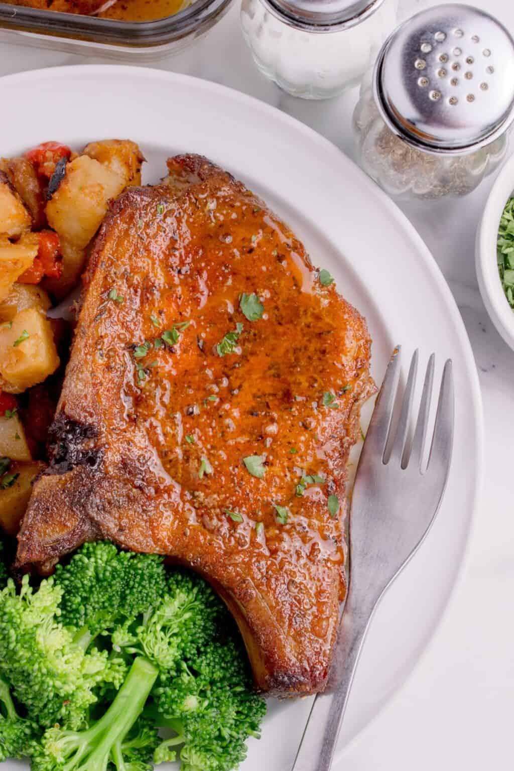Easy Oven Baked Bone-In Pork Chops | Everyday Family Cooking