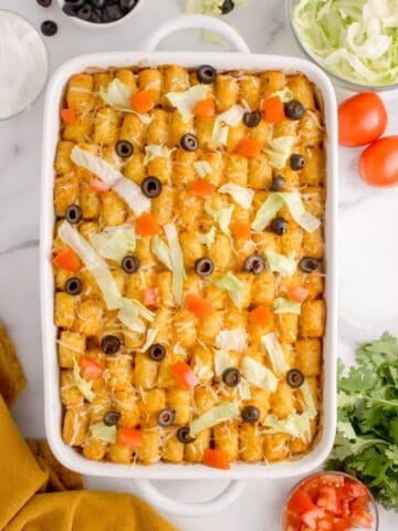 Taco Tater Tot Casserole